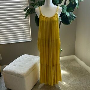 Midi to Maxi Glamour Yellow Dress